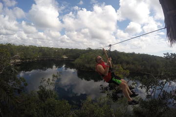 Tulum Jungle Experience: Ziplining, Canoeing, and Snorkeling