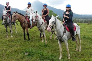 Horse Back Riding,Waterfall hike and Rafting class II & III From La Fortuna-Arenal