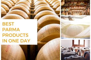 Small-group food tour with tasting: Parmesan cheese and Parma ham