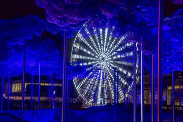 Unique Lights Show at Swarovski Crystal Worlds