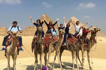 10 Hours Cairo Layover Tours Visit Giza Pyramids and Egyptian Museum and Bazaar