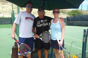 St Martin/St Maarten Private Tennis Lesson for Two People