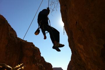 Rock climbing in Todra Gorges in Morocco