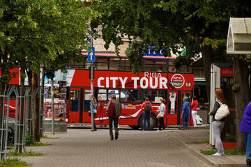 Riga Red Bus 24h Hop-On Hop-Off Ticket