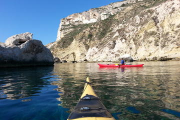 Kayak and Trekking Tour at Devil's Saddle from Cagliari