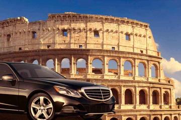 Rome 4-hours sedan car with driver at disposal