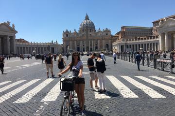 Squares of Rome in Bicycle