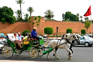 Horse carriage ride in Marrakech