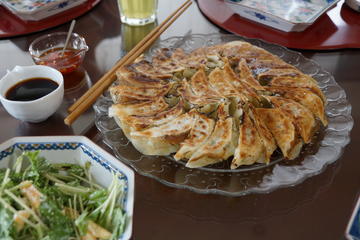 Gyoza Making at a Private Home in Tokyo