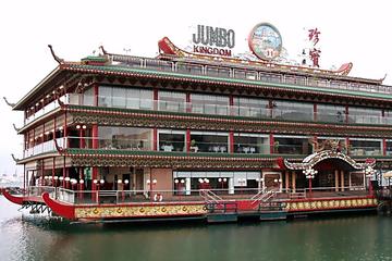 City Sightseeing plus Jumbo Kingdom Lunch with Pickup from Hong Kong Island