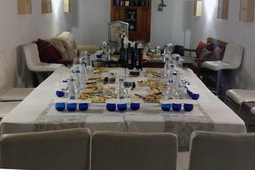 Cheese, oil and wine tasting