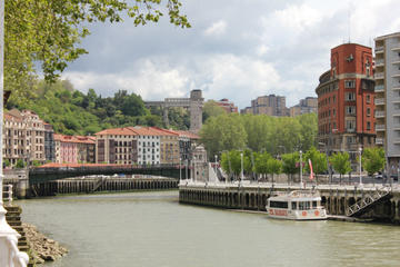 Bilbao in boat