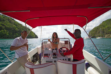 Private Speedboat Cruise and Snorkel Tour in St Lucia