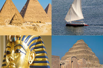 Private Tour: 2-Day Trip to Cairo from Alexandria Including Giza Pyramids, Sakkara, and Egyptian Museum