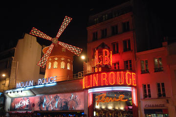 Seine River Cruise and Moulin Rouge Show with a Glass of Champagne