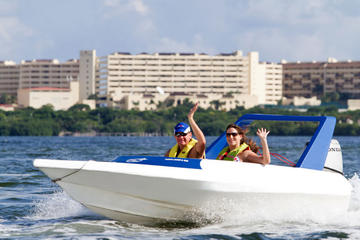 Lagoon Speed Boat Adventure and Snorkeling Tour in Cancun