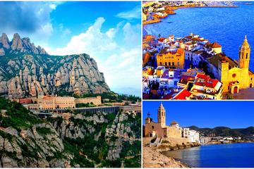 Montserrat and Sitges Full Day Guided Tour: Easy Hike with Hotel Pick-up from Barcelona