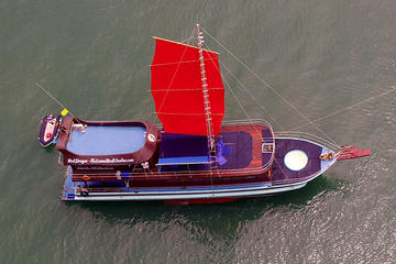 Private Charter: Red Dragon Junk Sail Yacht 75f for Island Hopping and Snorkeling to Koh Taen