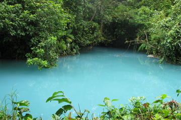 Light blue river hike