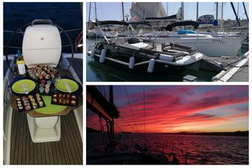 Lisbon Private Sunset Sailing Tour with Sushi Dinner