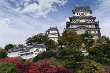 Himeji Castle and Akashi Kaikyo Bridge from Osaka