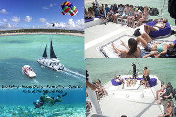 Catamaran Cruise with Snorkeling, Hooka Diving and Parasailing