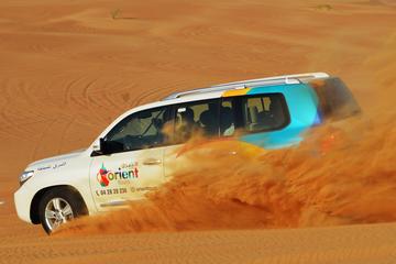 Private 4x4 Morning Desert safari with Breakfast,Camel ride & Sandboarding