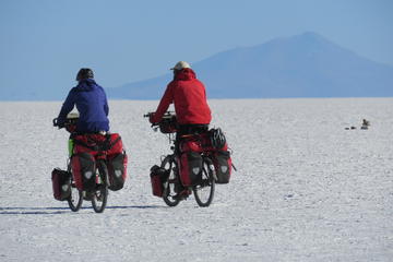 Private experience Biking in the Uyuni Salt Flats