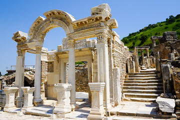 Ephesus and Virgin Mary's House from Gumuldur,Ahmetbeyli,Claros