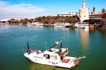 Seville Sightseeing Cruise by Yacht Including Lunch