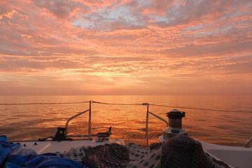 Sailing Lima Bay at Sunset