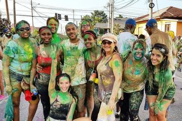 Trinidad Carnival J’Ouvert Street Party Experience with Costume and Drinks