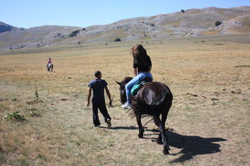 Horse-riding on the hills of Cerrano