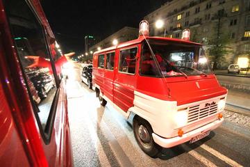 Warsaw Evening Pub Crawl and City Tour in Communist Fire Van
