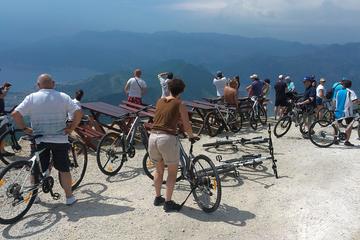 Epic '25 Turns' Bike Descent with panoramic views of Montenegro