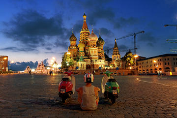 Retro Scooter Tour Around Moscow