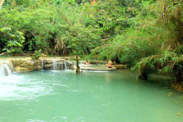 Private Day Trip to Pak Ou Cave and Kuang Si Waterfall from Luang Prabang