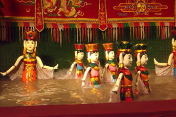 One Day Sightseeing Trang An Hoa Lu &Thang Long castle & Water Puppet & Vietnamese Dinner