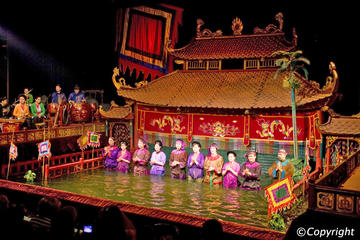 Water puppet show Tour including dinner