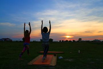 Yoga Sunset at Preah Garden & Dinner show(No Guide)