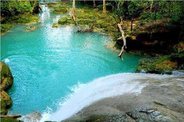 Private Blue Hole and Konoko Falls Park Combo Tour