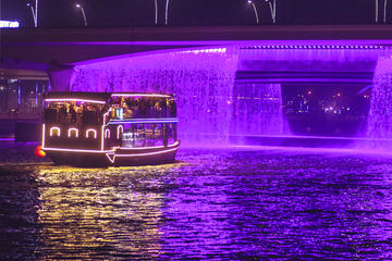 3-Hour Luxury Canal Buffet Cruise Including Glide under Dubai's Waterfall Bridge