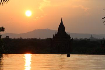 Bagan Mt-Popa sightseeing and sunset boat ride in Ayeyarwaddy River