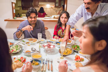 Private Vegetarian Indian Dinner in Local Singapore Home