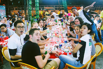 Private Tour: Saigon Nightlife with Music and Beer and Street Food By Motorbike