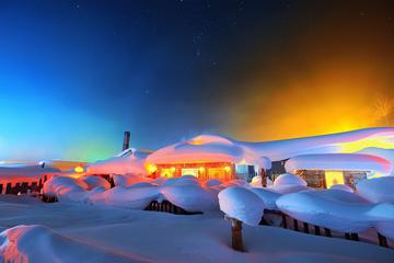 Overnight Experience at China Snow Town from Harbin with Accommodation