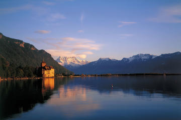 Montreux and Château de Chillon from Lausanne