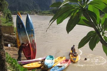 Full-Day Nam Khan River Kayak Private Tour from Luang Prabang