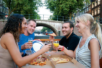 Amsterdam Canals Pizza Cruise Including Drinks