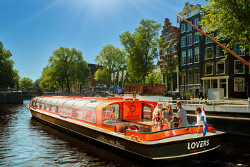 Amsterdam Canal Cruise from Anne Frank House Stop Plus Pancake and Drink